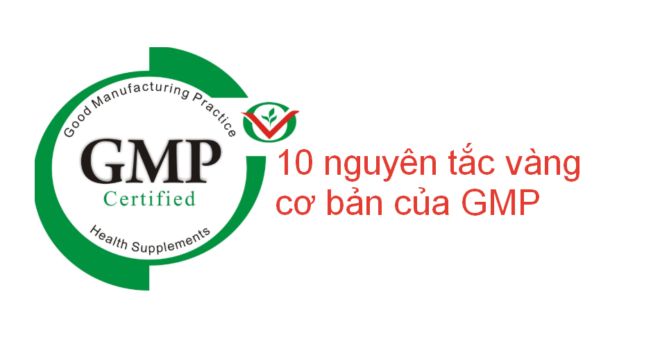 10 nguyên tắc tiêu chuẩn của GMP